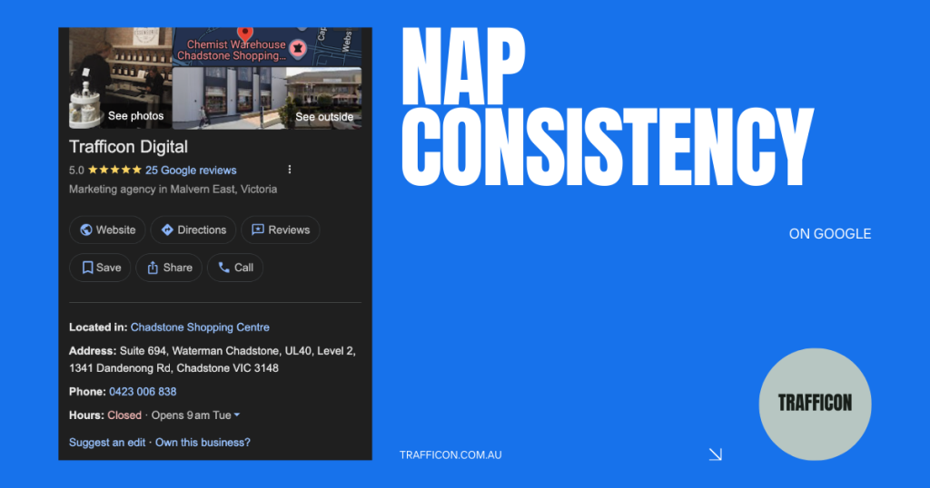 Why Consistent NAP Information Is Crucial for Local SEO in Australia