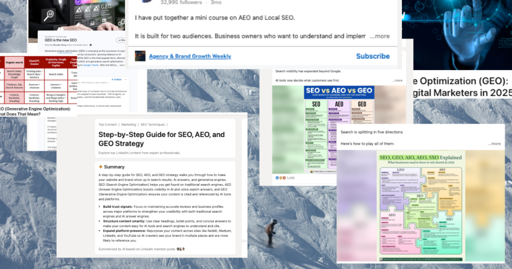 Is GEO Really Different From SEO? 3 Weird GEO LinkedIN posts